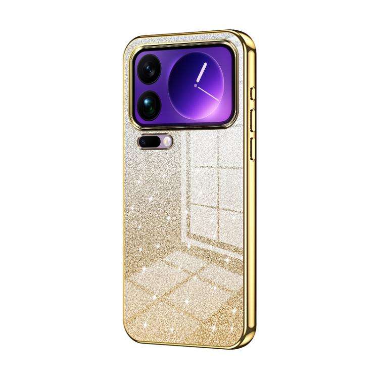 Gradient Glitter Powder Electroplated Phone Case, For Xiaomi 17 Ultra, For Xiaomi 17 Pro Max, For...