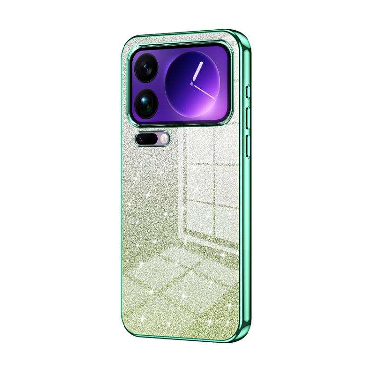 Gradient Glitter Powder Electroplated Phone Case, For Xiaomi 17 Ultra, For Xiaomi 17 Pro Max, For...