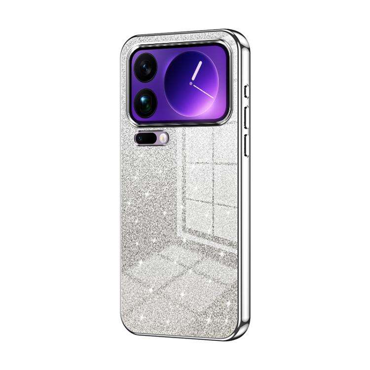 Gradient Glitter Powder Electroplated Phone Case, For Xiaomi 17 Ultra, For Xiaomi 17 Pro Max, For...