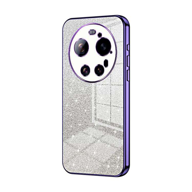 Gradient Glitter Powder Electroplated Phone Case, For Xiaomi 17 Ultra, For Xiaomi 17 Pro Max, For...