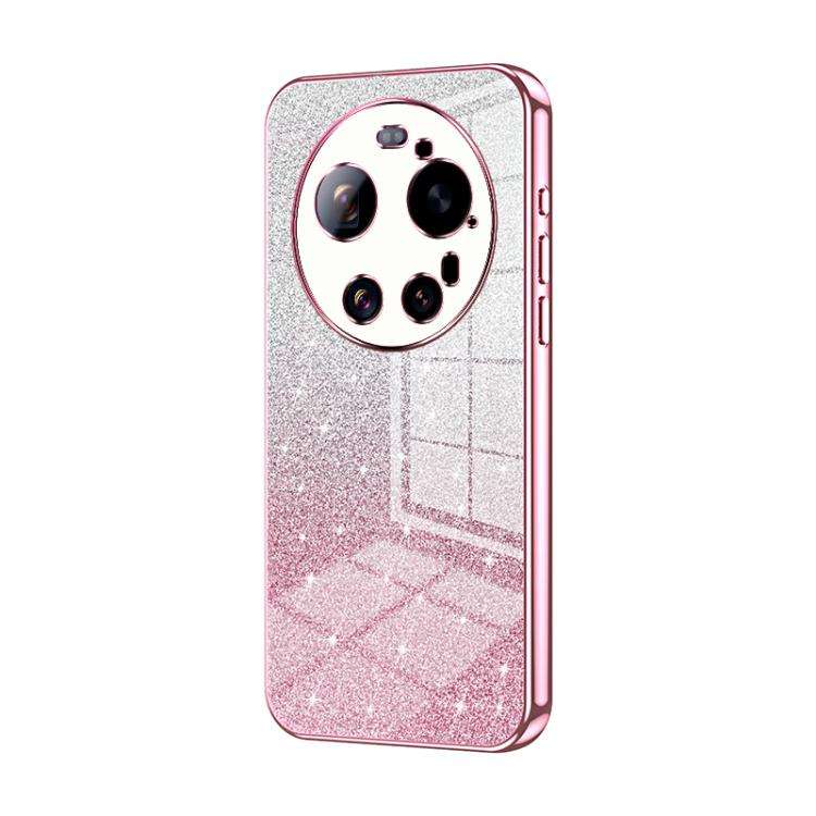 Gradient Glitter Powder Electroplated Phone Case, For Xiaomi 17 Ultra, For Xiaomi 17 Pro Max, For...