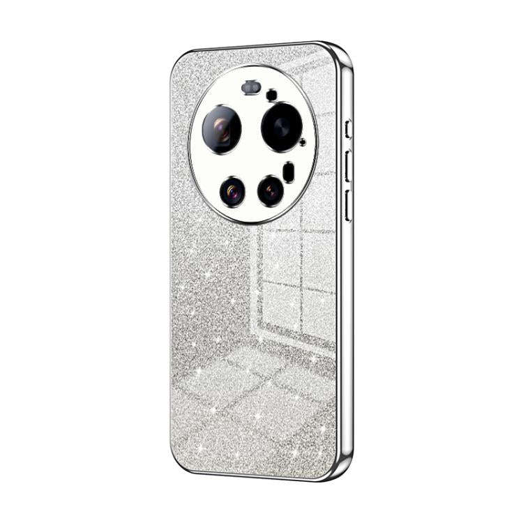 Gradient Glitter Powder Electroplated Phone Case, For Xiaomi 17 Ultra, For Xiaomi 17 Pro Max, For...