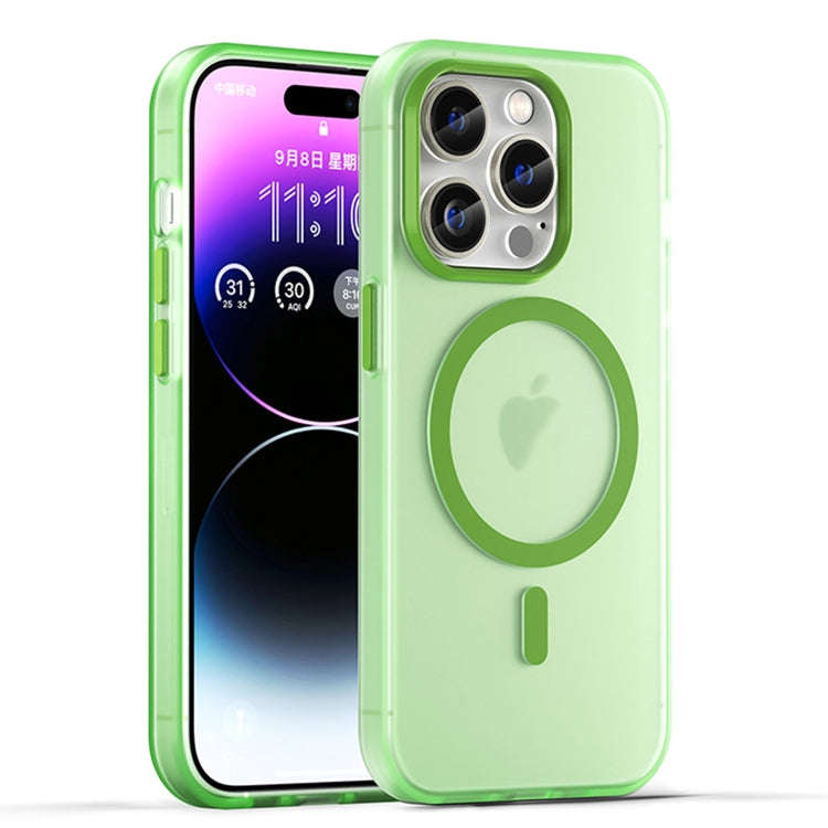MagSafe Frosted Translucent TPU + PC Full Coverage Phone Case, For iPhone 16 Plus, For iPhone 16,...