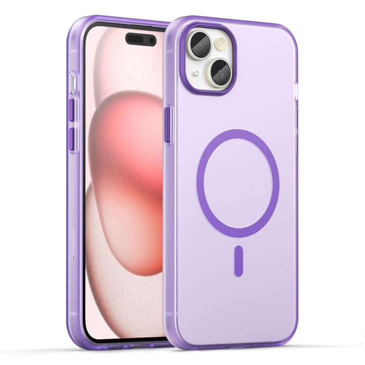MagSafe Frosted Translucent TPU + PC Full Coverage Phone Case, For iPhone 16 Plus, For iPhone 16,...