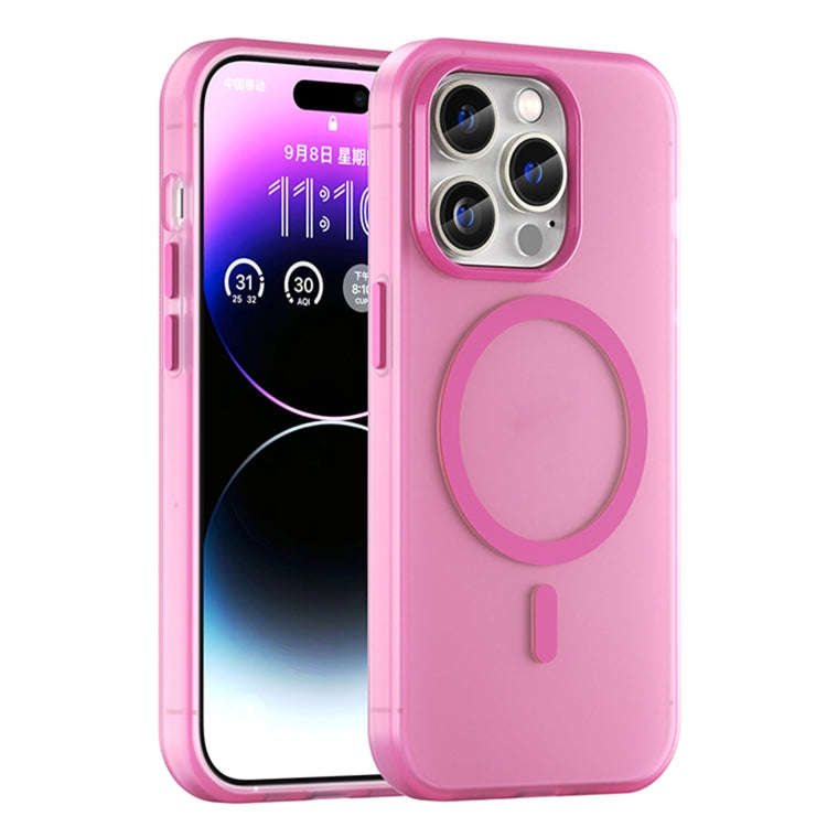 MagSafe Frosted Translucent TPU + PC Full Coverage Phone Case, For iPhone 15, For iPhone 14 Plus,...