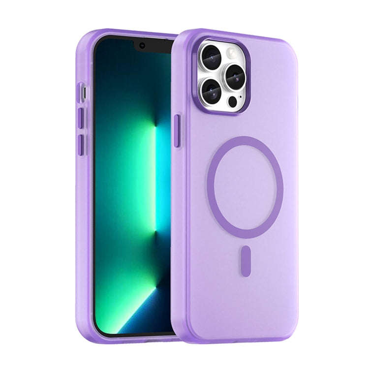 MagSafe Frosted Translucent TPU + PC Full Coverage Phone Case, For iPhone 12 Pro Max, For iPhone ...