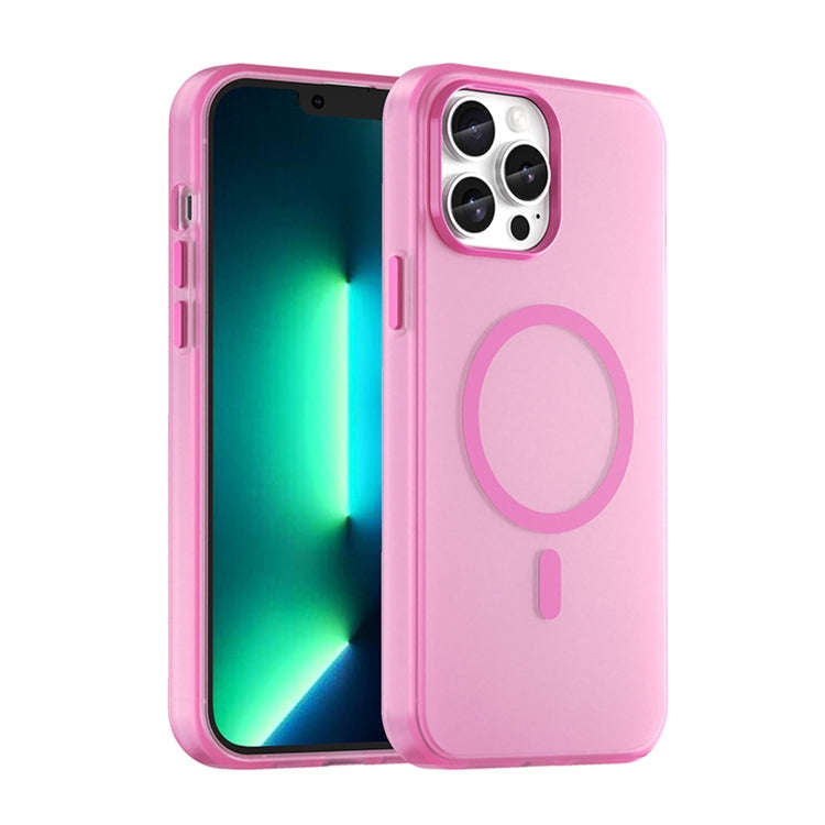 MagSafe Frosted Translucent TPU + PC Full Coverage Phone Case, For iPhone 12 Pro Max, For iPhone ...