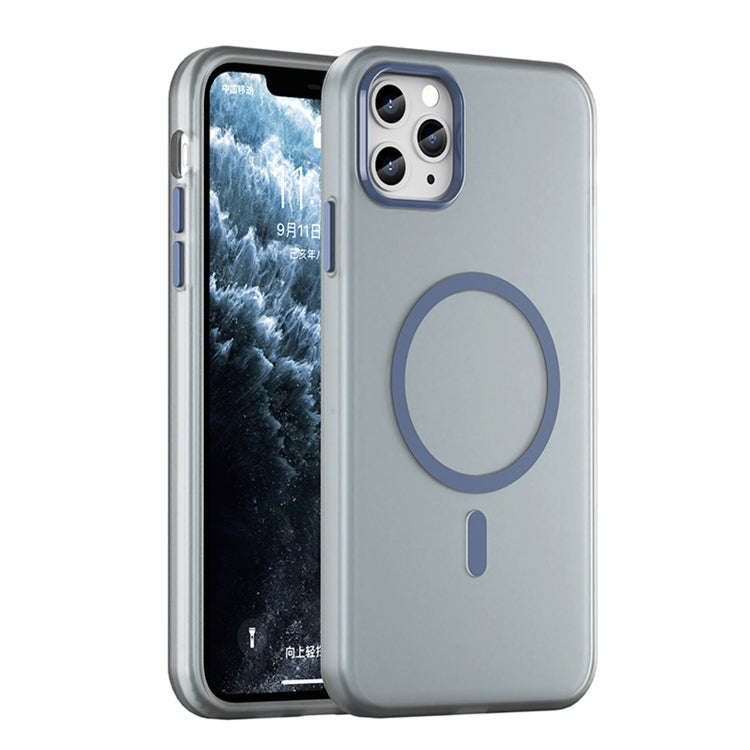 MagSafe Frosted Translucent TPU + PC Full Coverage Phone Case, For iPhone 12 Pro Max, For iPhone ...