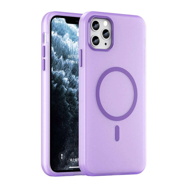 MagSafe Frosted Translucent TPU + PC Full Coverage Phone Case, For iPhone 12 Pro Max, For iPhone ...