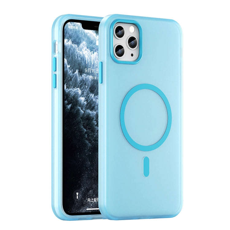 MagSafe Frosted Translucent TPU + PC Full Coverage Phone Case, For iPhone 12 Pro Max, For iPhone ...
