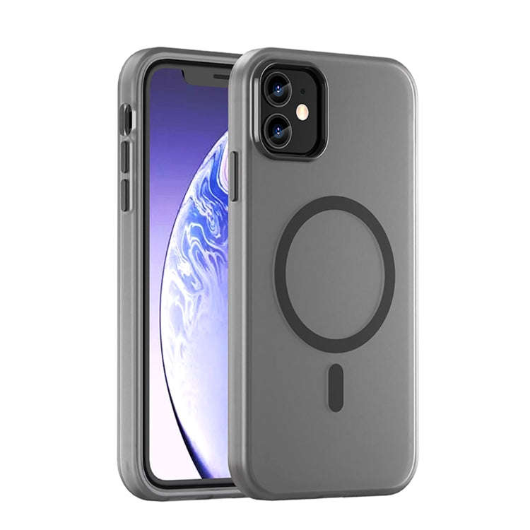 MagSafe Frosted Translucent TPU + PC Full Coverage Phone Case, For iPhone 12 Pro Max, For iPhone ...