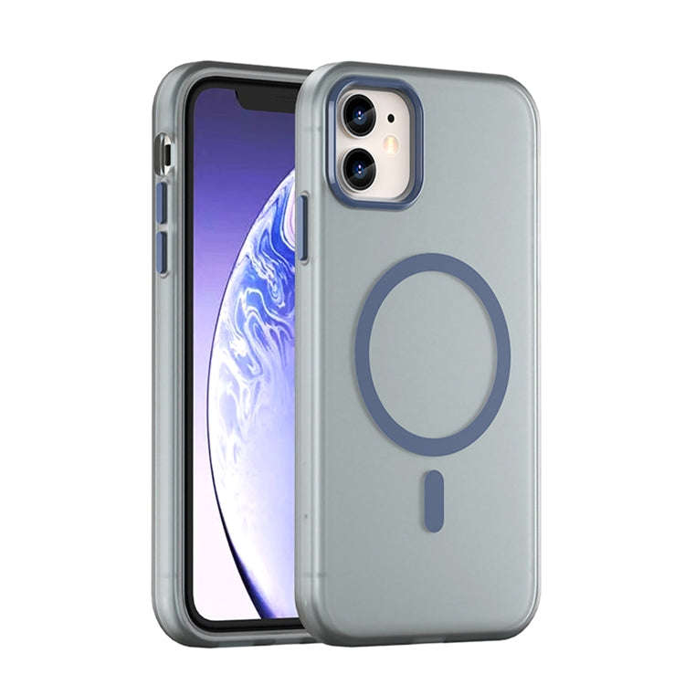 MagSafe Frosted Translucent TPU + PC Full Coverage Phone Case, For iPhone 12 Pro Max, For iPhone ...