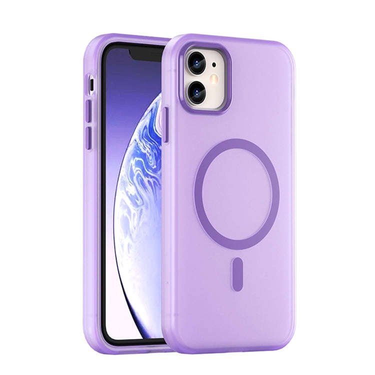 MagSafe Frosted Translucent TPU + PC Full Coverage Phone Case, For iPhone 12 Pro Max, For iPhone ...