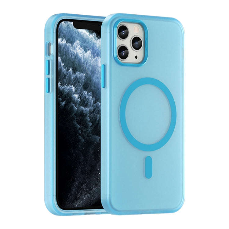 MagSafe Frosted Translucent TPU + PC Full Coverage Phone Case, For iPhone 12 Pro Max, For iPhone ...