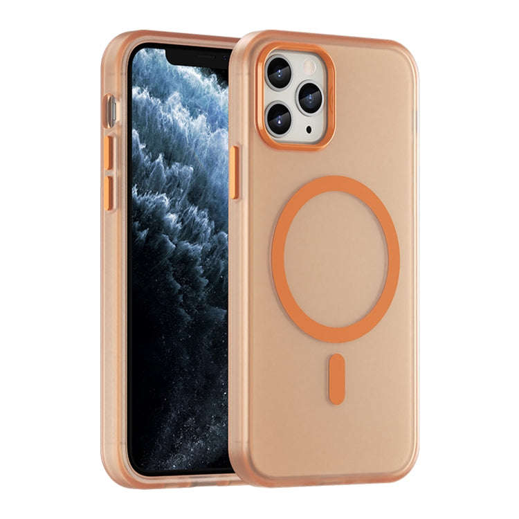 MagSafe Frosted Translucent TPU + PC Full Coverage Phone Case, For iPhone 12 Pro Max, For iPhone ...