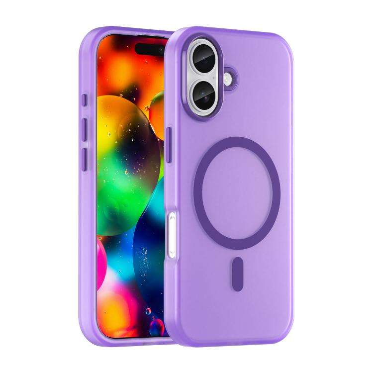 MagSafe Frosted Translucent TPU + PC Full Coverage Phone Case, For iPhone 17 Pro, For iPhone 17, ...