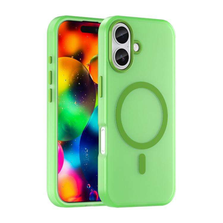MagSafe Frosted Translucent TPU + PC Full Coverage Phone Case, For iPhone 17 Pro, For iPhone 17, ...
