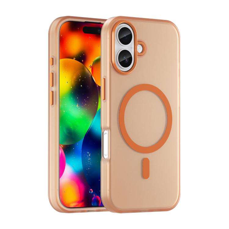 MagSafe Frosted Translucent TPU + PC Full Coverage Phone Case, For iPhone 17 Pro, For iPhone 17, ...