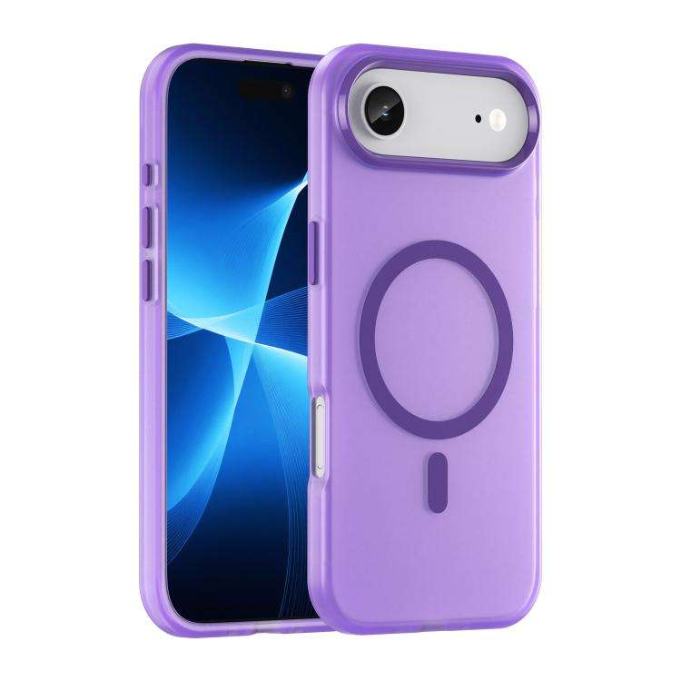 MagSafe Frosted Translucent TPU + PC Full Coverage Phone Case, For iPhone 17 Pro, For iPhone 17, ...