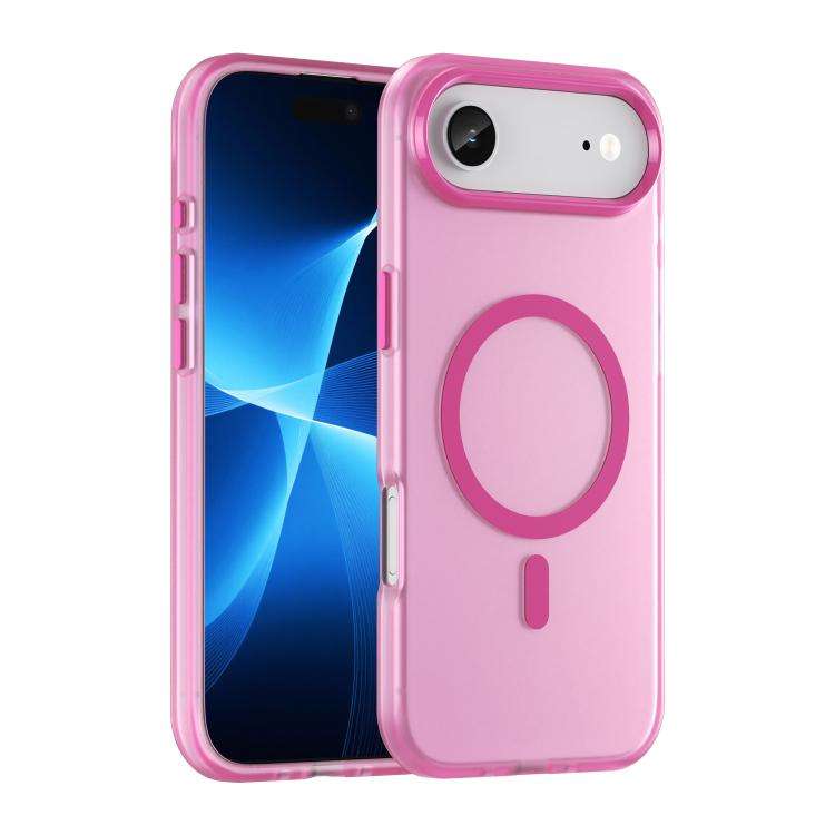 MagSafe Frosted Translucent TPU + PC Full Coverage Phone Case, For iPhone 17 Pro, For iPhone 17, ...