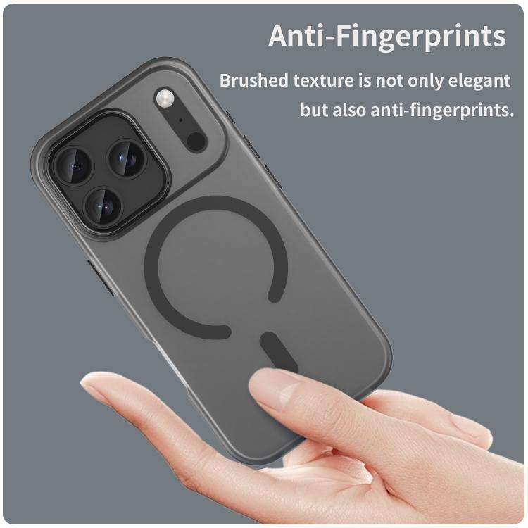 MagSafe Frosted Translucent TPU + PC Full Coverage Phone Case, For iPhone 17 Pro, For iPhone 17, ...