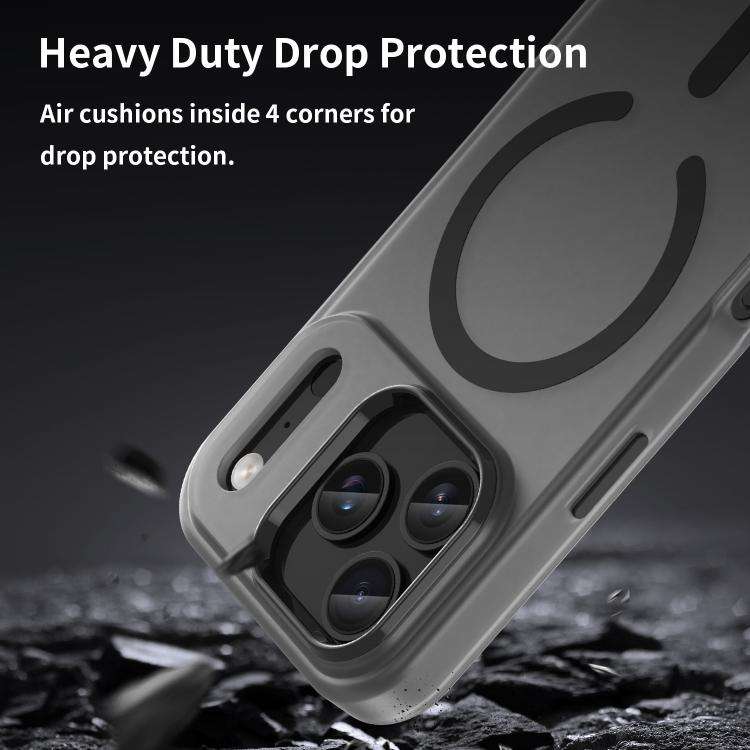 MagSafe Frosted Translucent TPU + PC Full Coverage Phone Case, For iPhone 17 Pro, For iPhone 17, ...