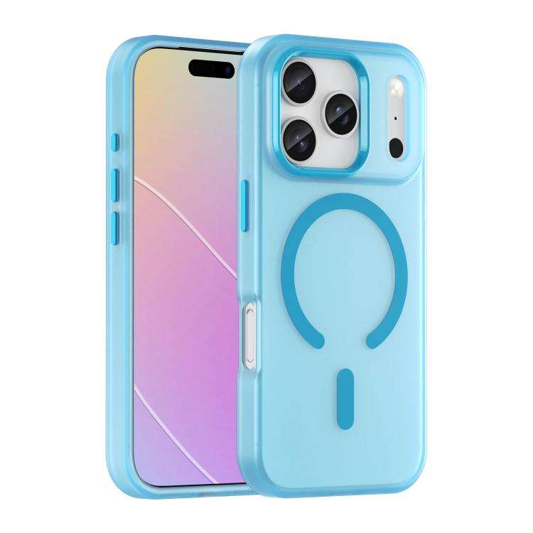 MagSafe Frosted Translucent TPU + PC Full Coverage Phone Case, For iPhone 18, For iPhone 18 Pro, ...