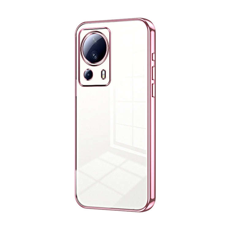 Transparent Plating Fine Hole Phone Case, For Xiaomi Civi 2 / 13 Lite, For Xiaomi 13 Pro, For Xia...