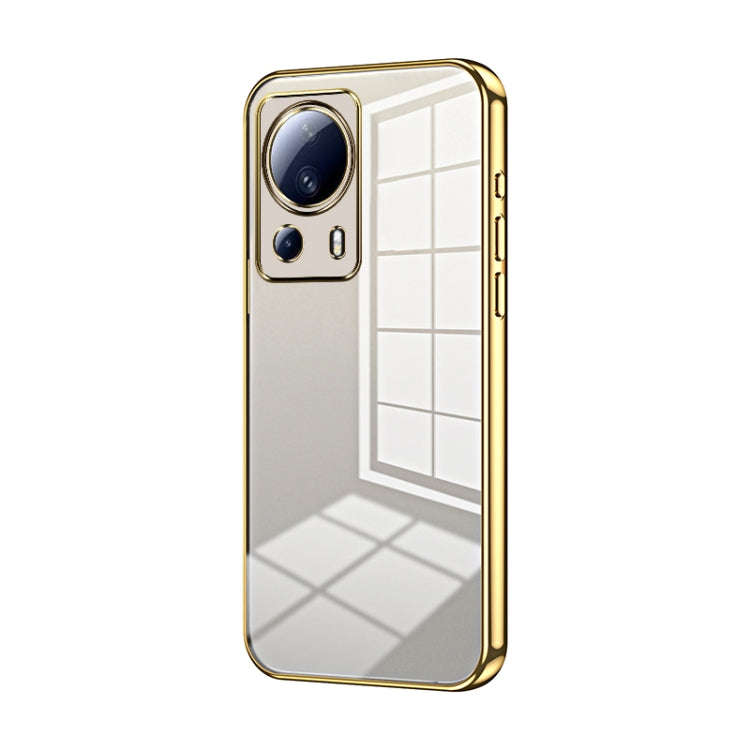 Transparent Plating Fine Hole Phone Case, For Xiaomi Civi 2 / 13 Lite, For Xiaomi 13 Pro, For Xia...