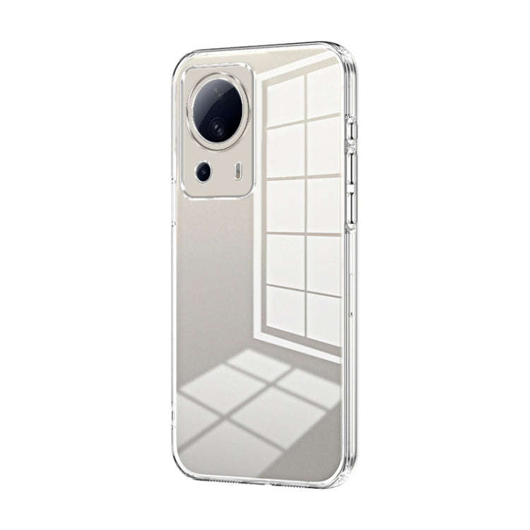 Transparent Plating Fine Hole Phone Case, For Xiaomi Civi 2 / 13 Lite, For Xiaomi 13 Pro, For Xia...