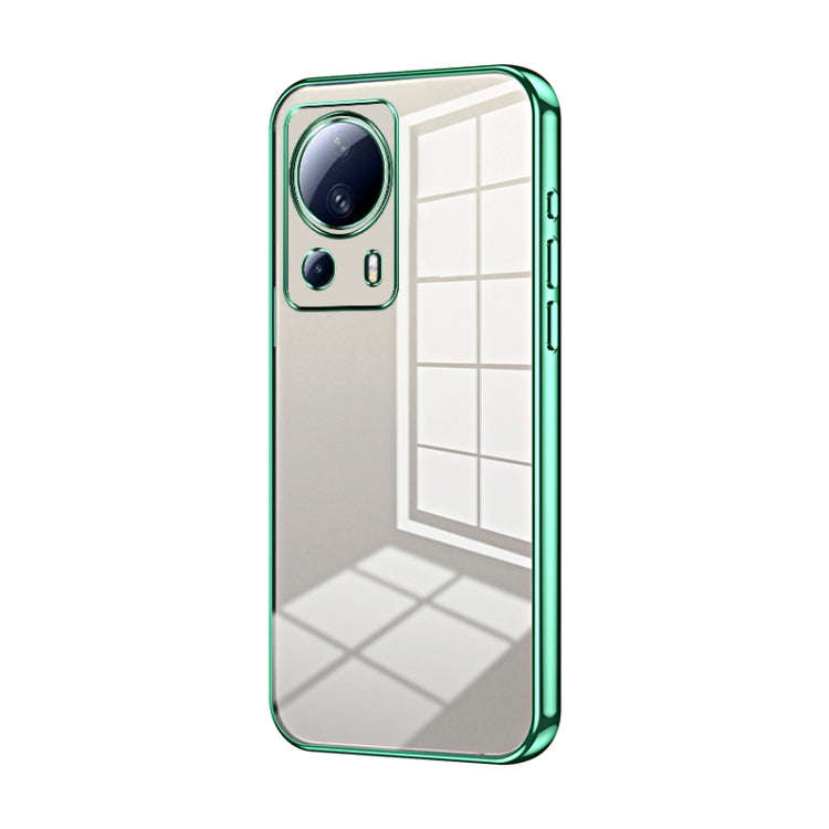 Transparent Plating Fine Hole Phone Case, For Xiaomi Civi 2 / 13 Lite, For Xiaomi 13 Pro, For Xia...
