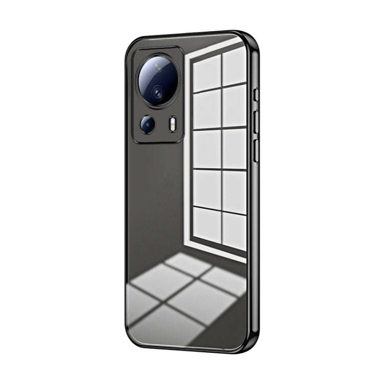 Transparent Plating Fine Hole Phone Case, For Xiaomi Civi 2 / 13 Lite, For Xiaomi 13 Pro, For Xia...