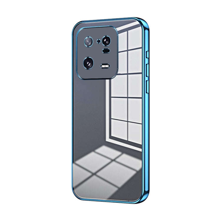 Transparent Plating Fine Hole Phone Case, For Xiaomi Civi 2 / 13 Lite, For Xiaomi 13 Pro, For Xia...