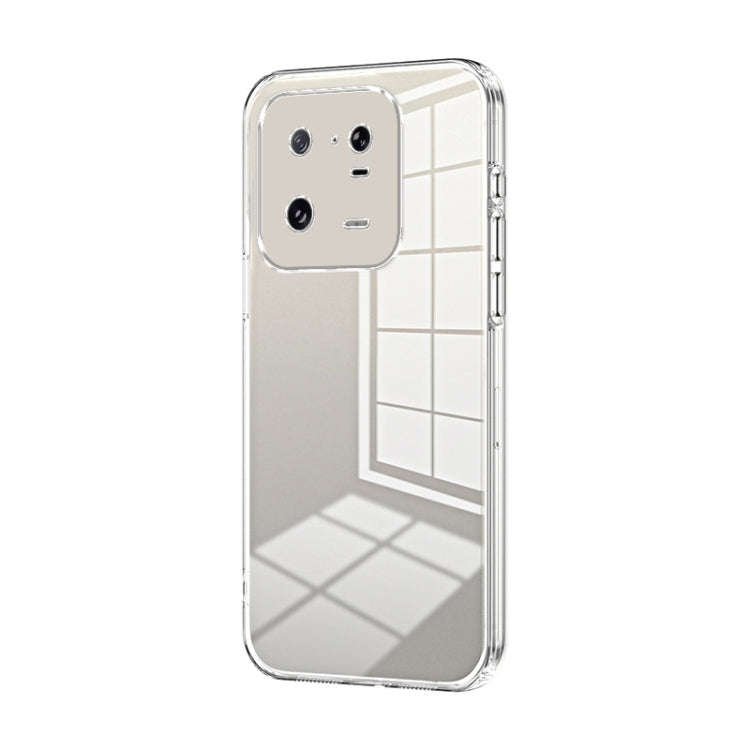 Transparent Plating Fine Hole Phone Case, For Xiaomi Civi 2 / 13 Lite, For Xiaomi 13 Pro, For Xia...