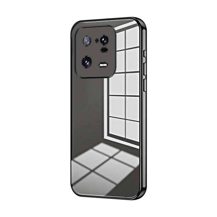 Transparent Plating Fine Hole Phone Case, For Xiaomi Civi 2 / 13 Lite, For Xiaomi 13 Pro, For Xia...
