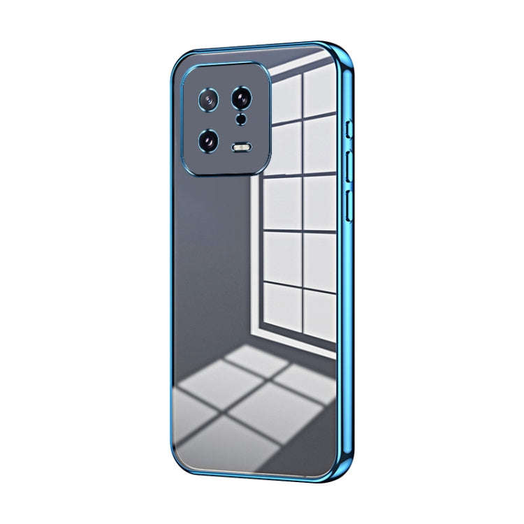 Transparent Plating Fine Hole Phone Case, For Xiaomi Civi 2 / 13 Lite, For Xiaomi 13 Pro, For Xia...