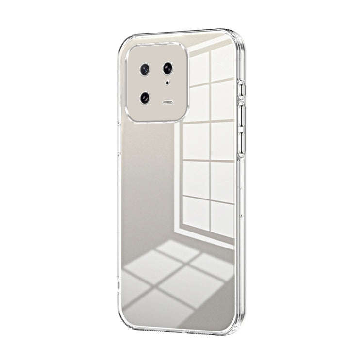 Transparent Plating Fine Hole Phone Case, For Xiaomi Civi 2 / 13 Lite, For Xiaomi 13 Pro, For Xia...