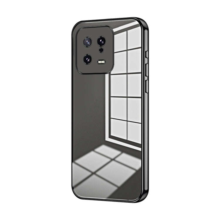 Transparent Plating Fine Hole Phone Case, For Xiaomi Civi 2 / 13 Lite, For Xiaomi 13 Pro, For Xia...