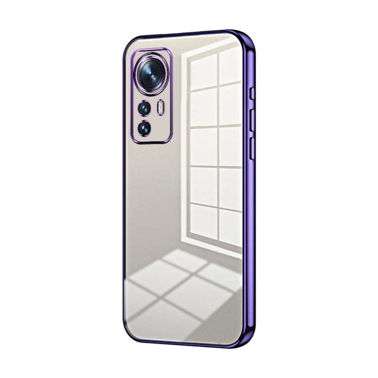 Transparent Plating Fine Hole Phone Case, For Xiaomi Civi / Civi 1S, For Xiaomi Poco M4 Pro, For ...