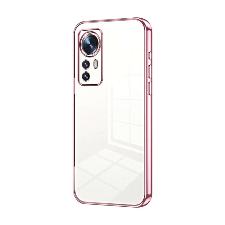 Transparent Plating Fine Hole Phone Case, For Xiaomi Civi / Civi 1S, For Xiaomi Poco M4 Pro, For ...