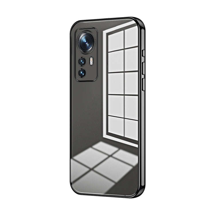 Transparent Plating Fine Hole Phone Case, For Xiaomi Civi / Civi 1S, For Xiaomi Poco M4 Pro, For ...