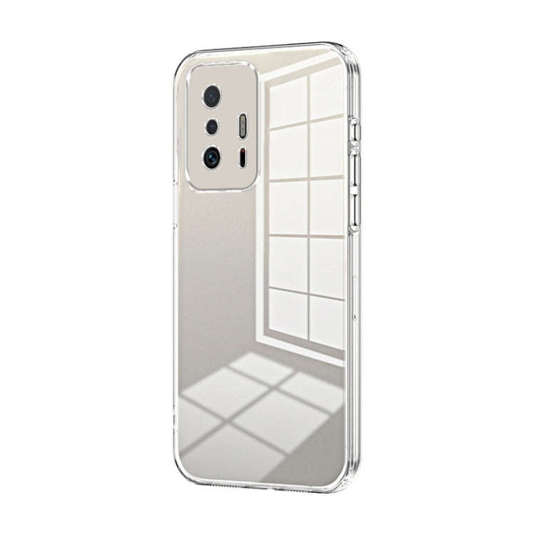 Transparent Plating Fine Hole Phone Case, For Xiaomi Civi / Civi 1S, For Xiaomi Poco M4 Pro, For ...