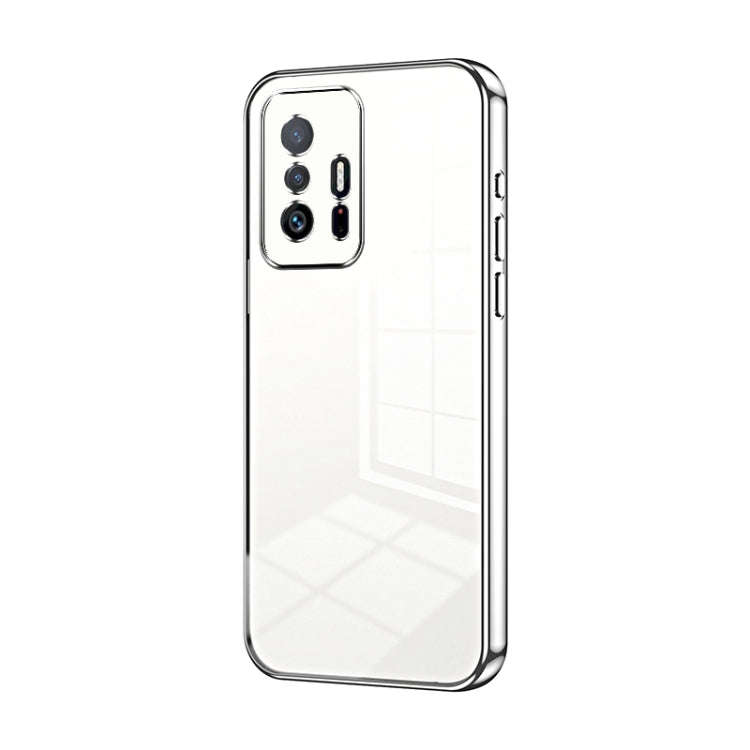 Transparent Plating Fine Hole Phone Case, For Xiaomi Civi / Civi 1S, For Xiaomi Poco M4 Pro, For ...