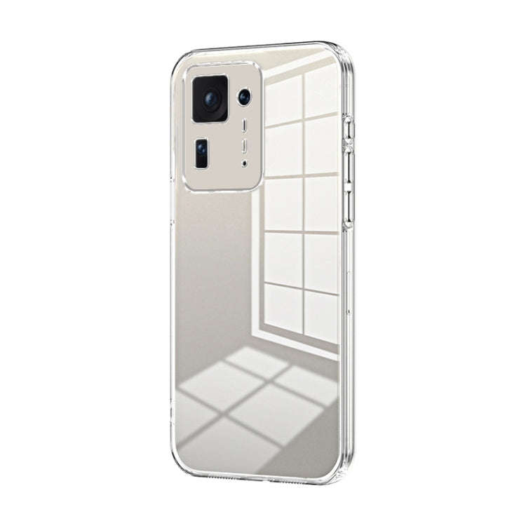 Transparent Plating Fine Hole Phone Case, For Xiaomi Civi / Civi 1S, For Xiaomi Poco M4 Pro, For ...