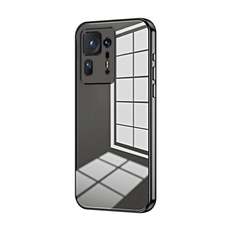 Transparent Plating Fine Hole Phone Case, For Xiaomi Civi / Civi 1S, For Xiaomi Poco M4 Pro, For ...