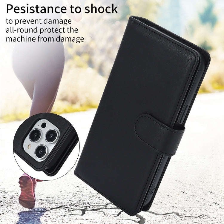 Multi-Card Wallet RFID Leather Phone Case, For iPhone 11 Pro