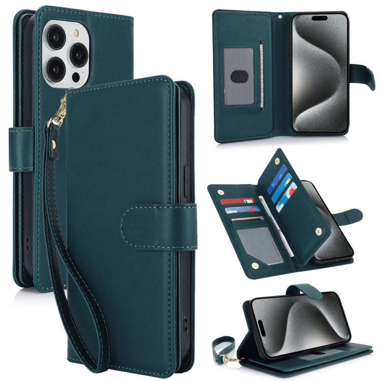 Multi-Card Wallet RFID Leather Phone Case, For iPhone 17e / 16e, For iPhone 17 Pro Max, For iPhon...