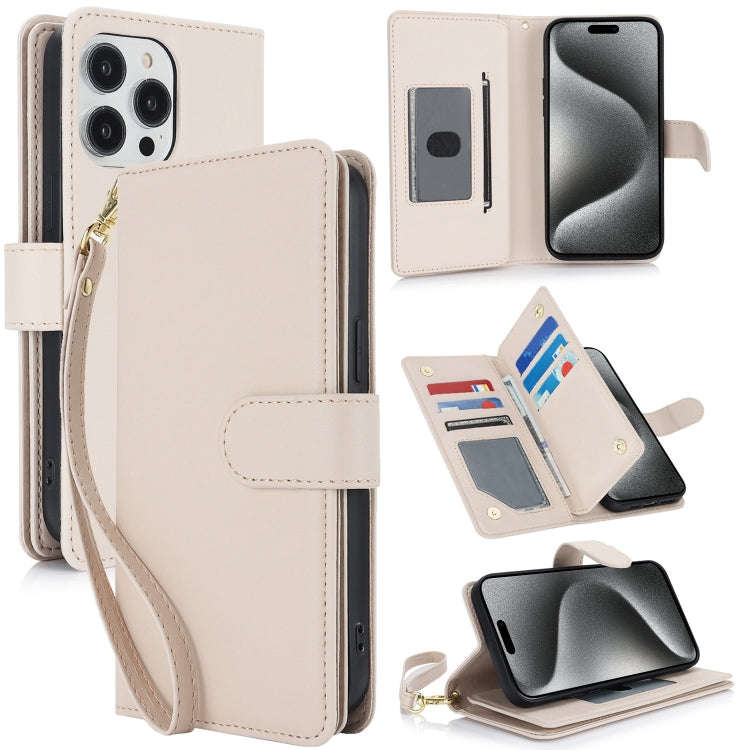 Multi-Card Wallet RFID Leather Phone Case, For iPhone 17e / 16e, For iPhone 17 Pro Max, For iPhon...
