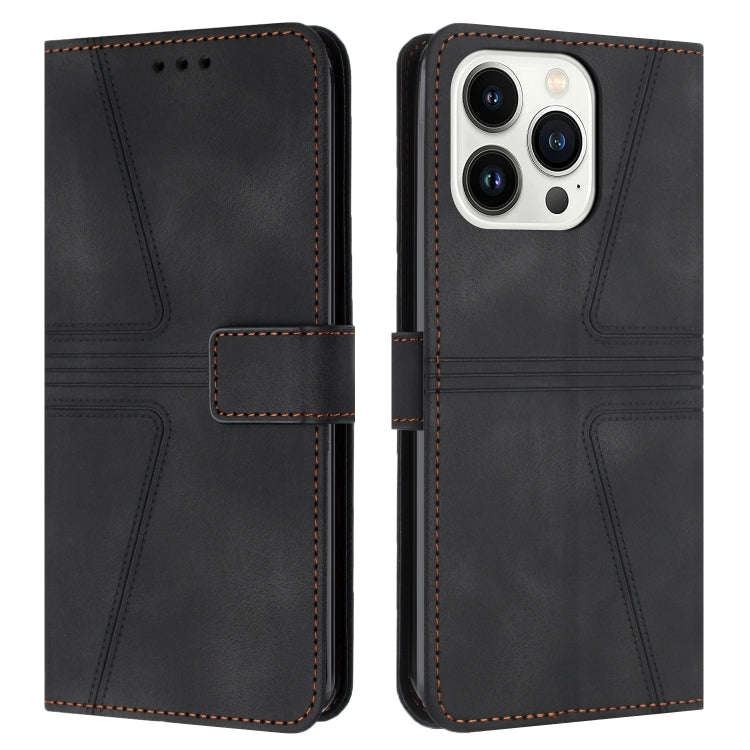Triangle Solid Color Leather Phone Case, For iPhone 17e / 16e, For iPhone 17 Pro Max, For iPhone ...