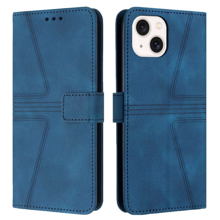 Triangle Solid Color Leather Phone Case, For iPhone 15, For iPhone 14 Plus, For iPhone 14, For iP...
